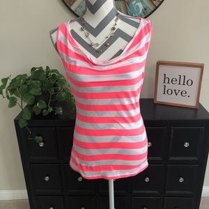 Charlotte Russe Striped Tank Top
